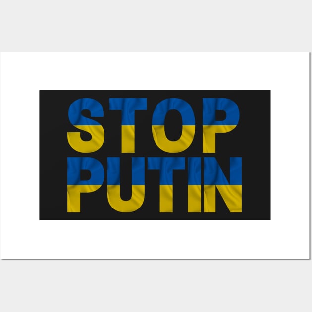 Stop Putin Wall Art by Thepurplepig